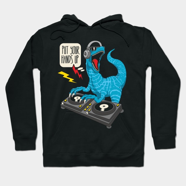 Put Your Hands Up Hoodie by WorldDinosaurs